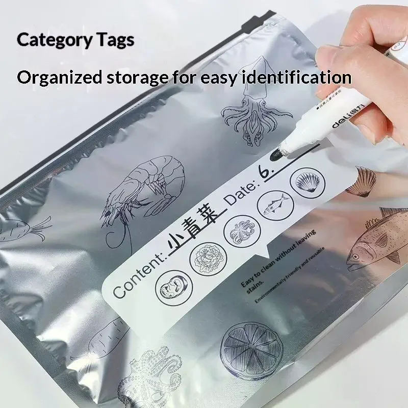 Safe and Secure 10/45 Pack of Freezer Food Preservation Bags, Zipper Tight, Made with Thickened Aluminum Foil