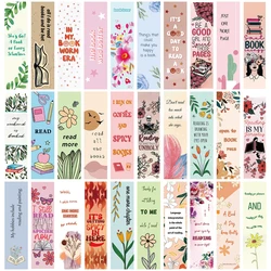 30PCS Read Book Bookmarks Personalized Living Room Supply Graffiti Durable library Living Room Harajuku Durable Bookmark