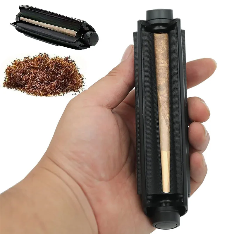 78/110mm Manuelle Zigarette Roll Werkzeuge 2 stücke Tragbare Papier Tabak Maker Ausrüstung Kunststoff Kräuter Füllstoff Rauch Maker zubehör