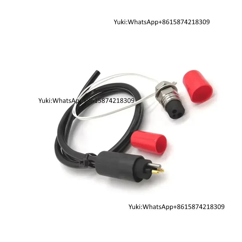IP69 Neoprene Rubber Cable Male Plug Stainless Steel Bulkhead Socket Subconn MCBH2F 2Pin Electrical Underwater Connector ROV