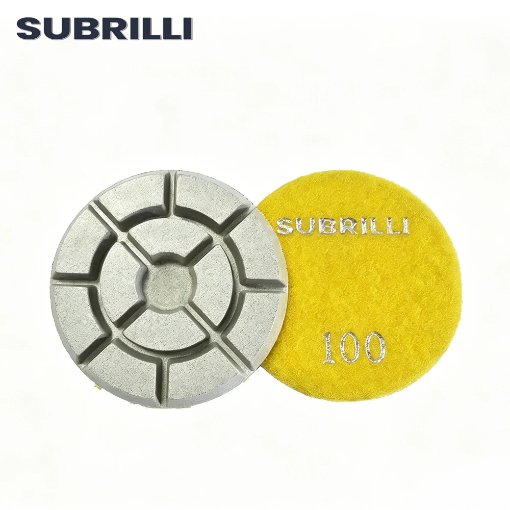 3inch 1piece Diamond Floor Polishing Pads Dry Wet Diamond Grinding Disc For Stone Granite Marble Concrete Renovate Abrasive Tool view 2