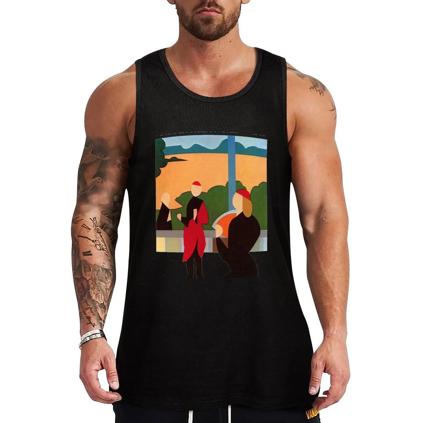 

Brian Eno - Another Green World Tank Top t-shirt Men's gym accessories man anime top Bodybuilding shirt