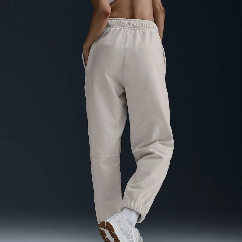 Nike Wrinkle Resistant Knit Fleece Lined Pants Thick Warm Coldproof Daily Sweat PantsFB5579-104