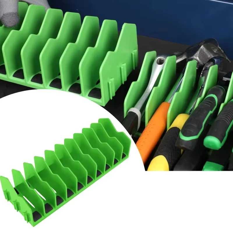 

10slot Pliers Organizer Rack Wrench Organizer Non-Slip Removable Pliers Organiser Sturdy Pliers Tool Organiser