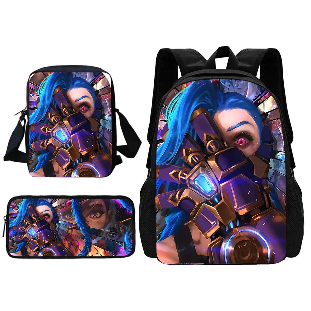 Mochila escolar com bolsa de ombro para criança, L-legends of Legends, Game LOL Bag, sacos de lápis, mochilas escolares para meninos e meninas, melhor presente