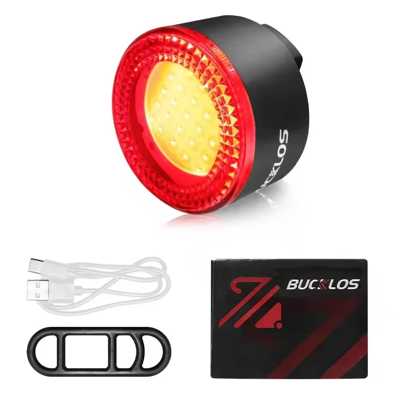 BUCKLOS Bike Light COB Front Rear Bicycle Lights LED Rechargeable Mountain Road Bicycle Lamp MTB Tail Light Cycling Flashlight - Image 8