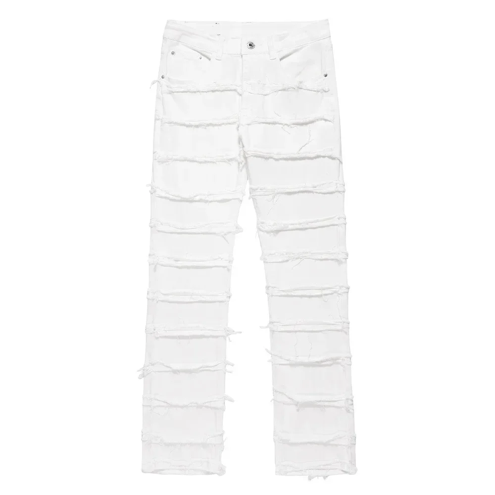 American High Street Jeans Mens Loose Fitting Straight Pants for Men