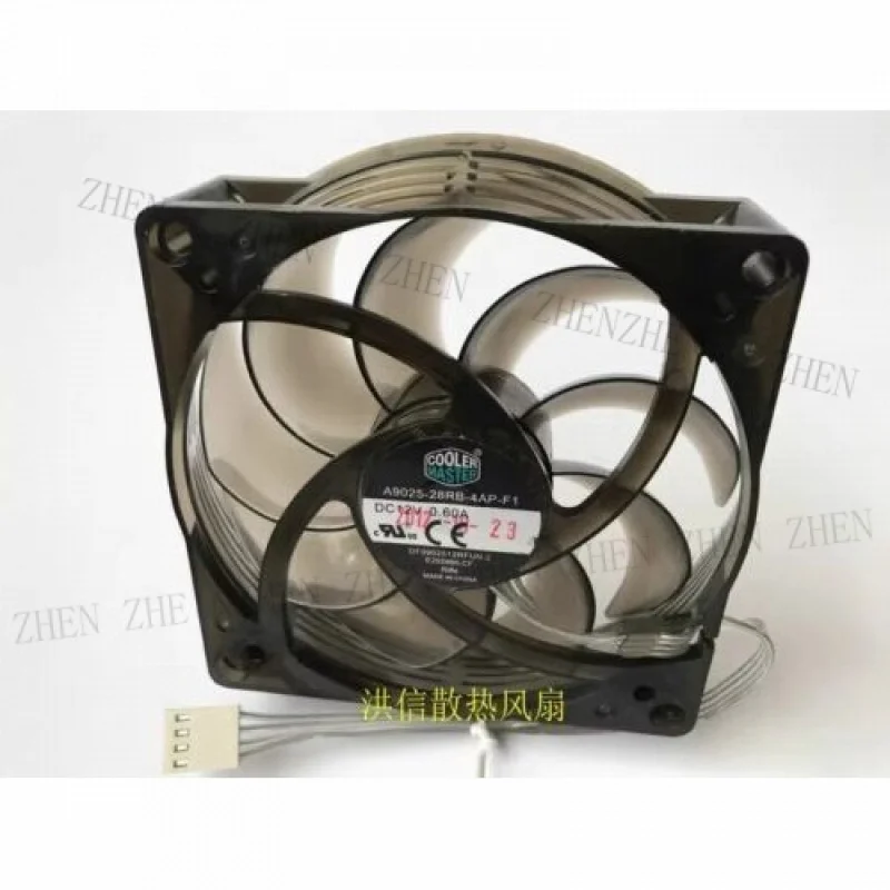 

Y FOR Cooler Master A9025-28RB-4AP-F1 DC12V 0.60A 9CM 4-Wire Cooling Fan
