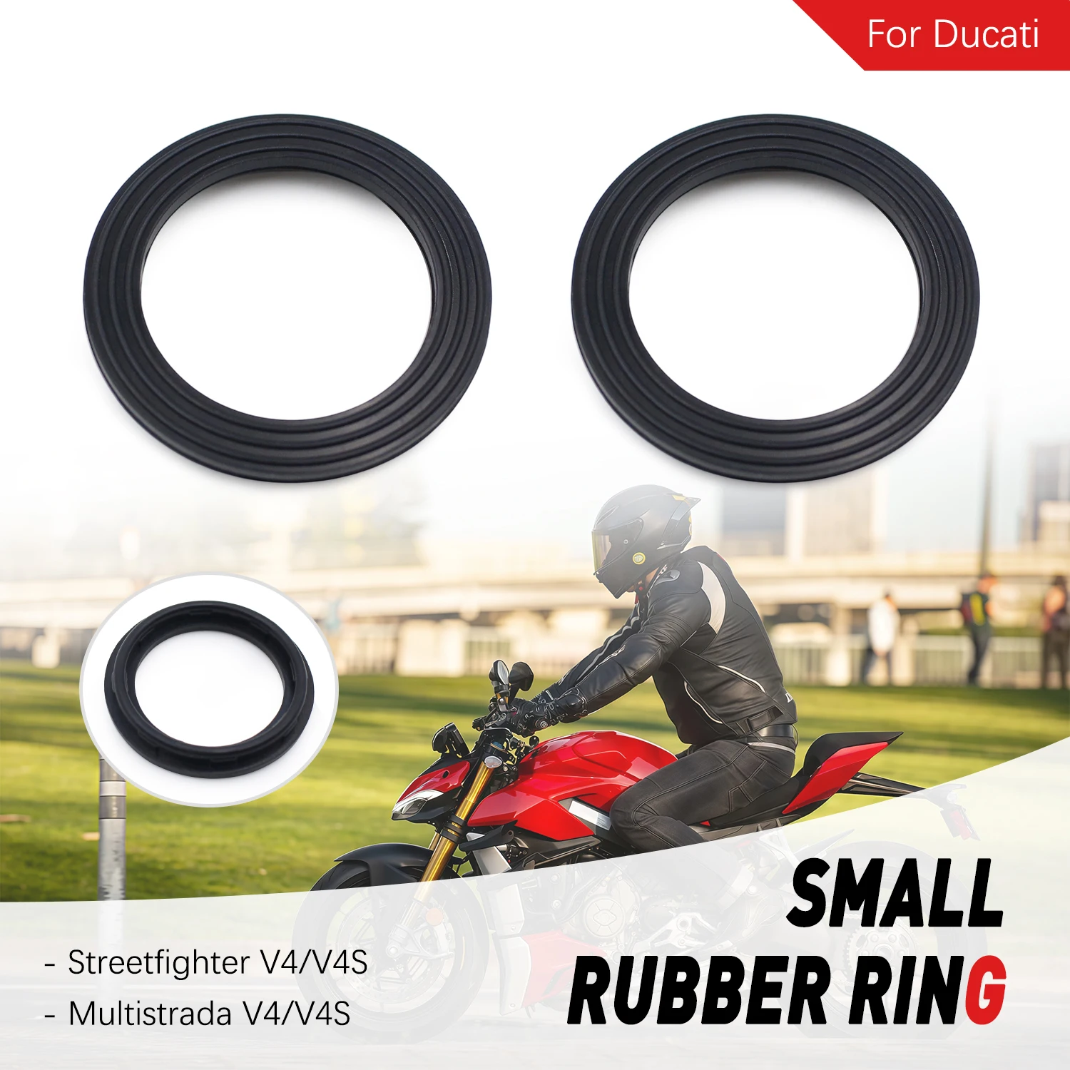 For Ducati Streetfighter Multistrada V4 V4S Motorcycle Cylinder Head Gasket Valve Cover Gasket Rubber Gasket