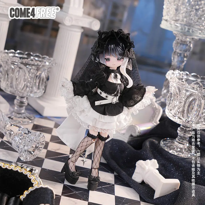 COME4FREE Fairy Tale Series Revelation 1/8 BJD Doll Clothes Dress Set Outfit for 1/8 Scale Dolls Cute Collectible view 4