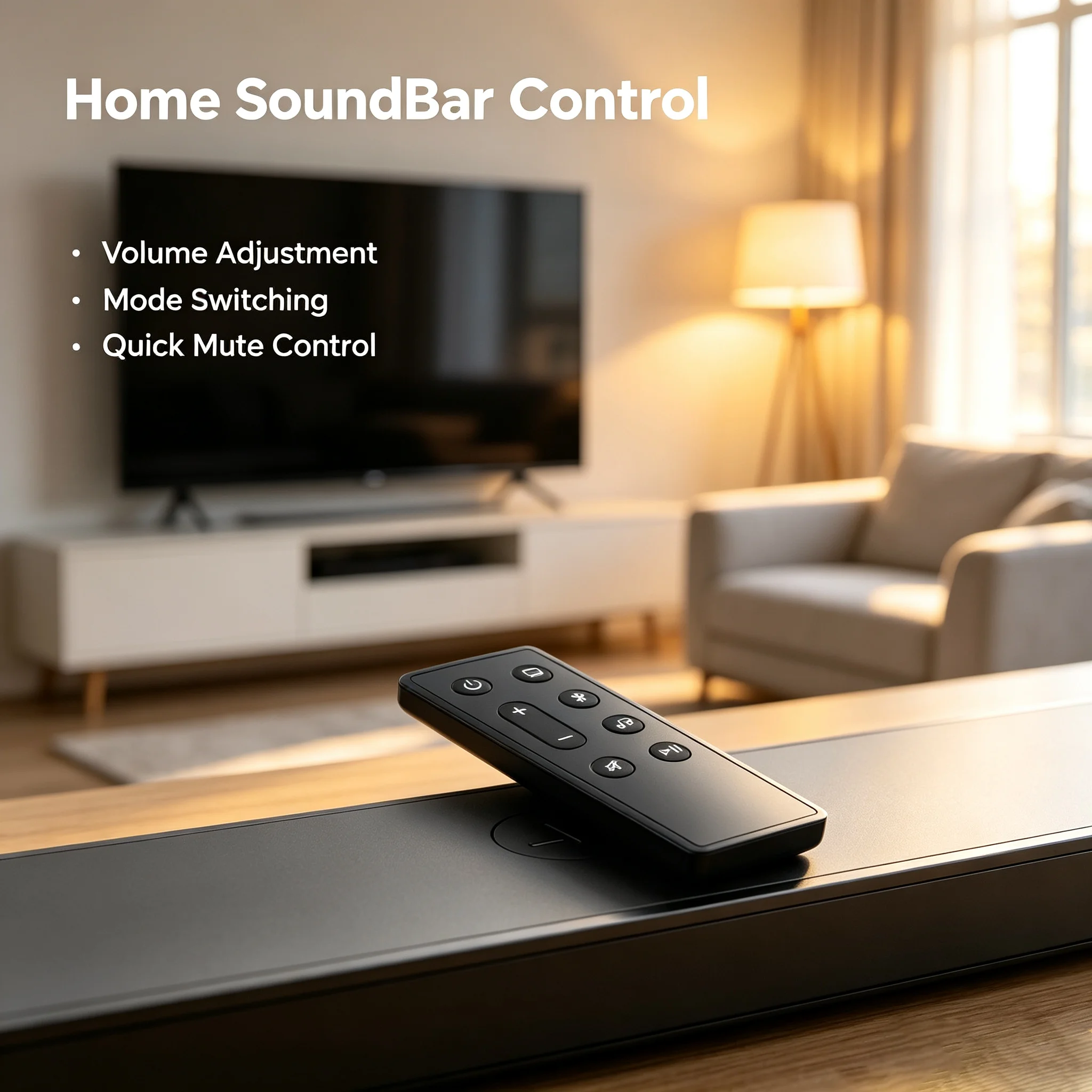 FAZV Remote Control for Bose Smart Soundbar 300/550/600 Soundbar Speaker
