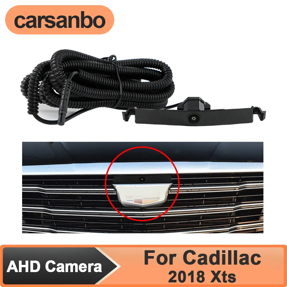 

Carsanbo AHD 150° Car Front View Camera for Cadillac 2018 XTS Night Vision Fisheye Lens Vehicle Front Camera for Car Waterproof