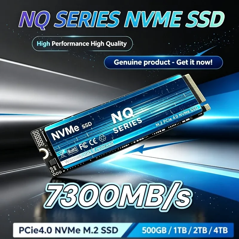 NQ M.2 NVMe SSD 2TB-4TB PCIe Gen4, 7300MB/s Max Read Speed, Internal Hard Drive for Gaming Laptops, Desktops & PS5.