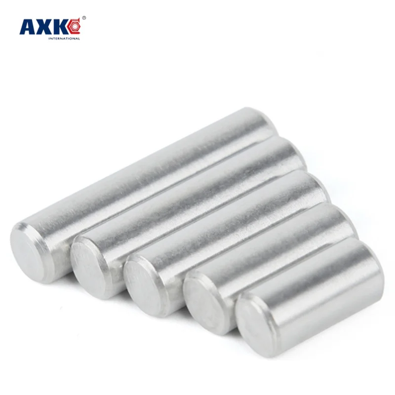 Pines cilíndricos de acero para cojinete, pasadores de posicionamiento de aguja, diámetro 5*5 6 7 8 10 12 14 15 16 18 20 22 24 25 28 30, 50 unids/lote