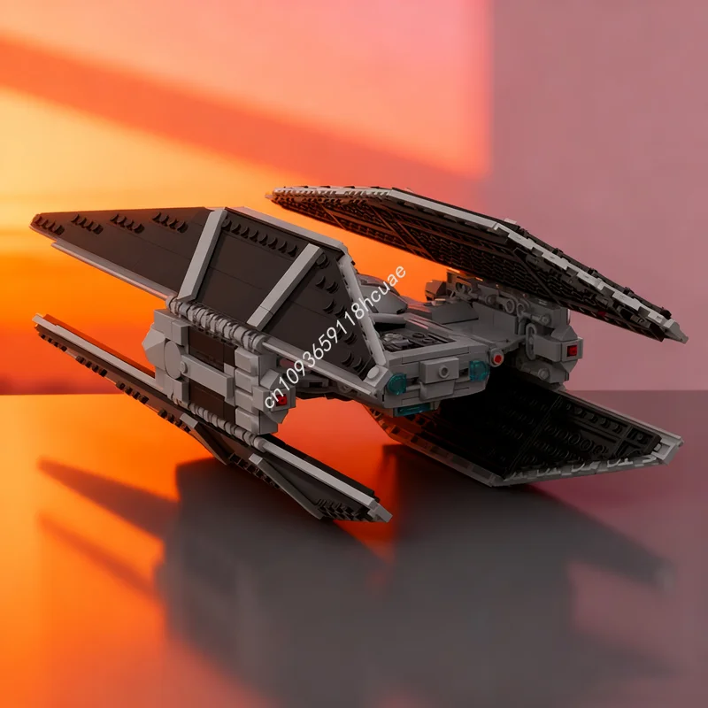 

793 шт. MOC TIE Avenger Legends Фрактальная звезда Боевая модель Строительные блоки Сборка DIY Творческая идея Рождественский подарок Игрушечный кирпич