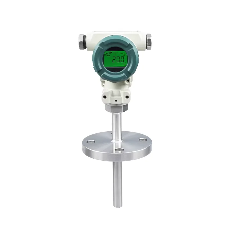 

PT100 Integrated Temperature Transmitter High-performance Detection 4-20mA Liquid Gas 304Stainless Steel IP65 Protection