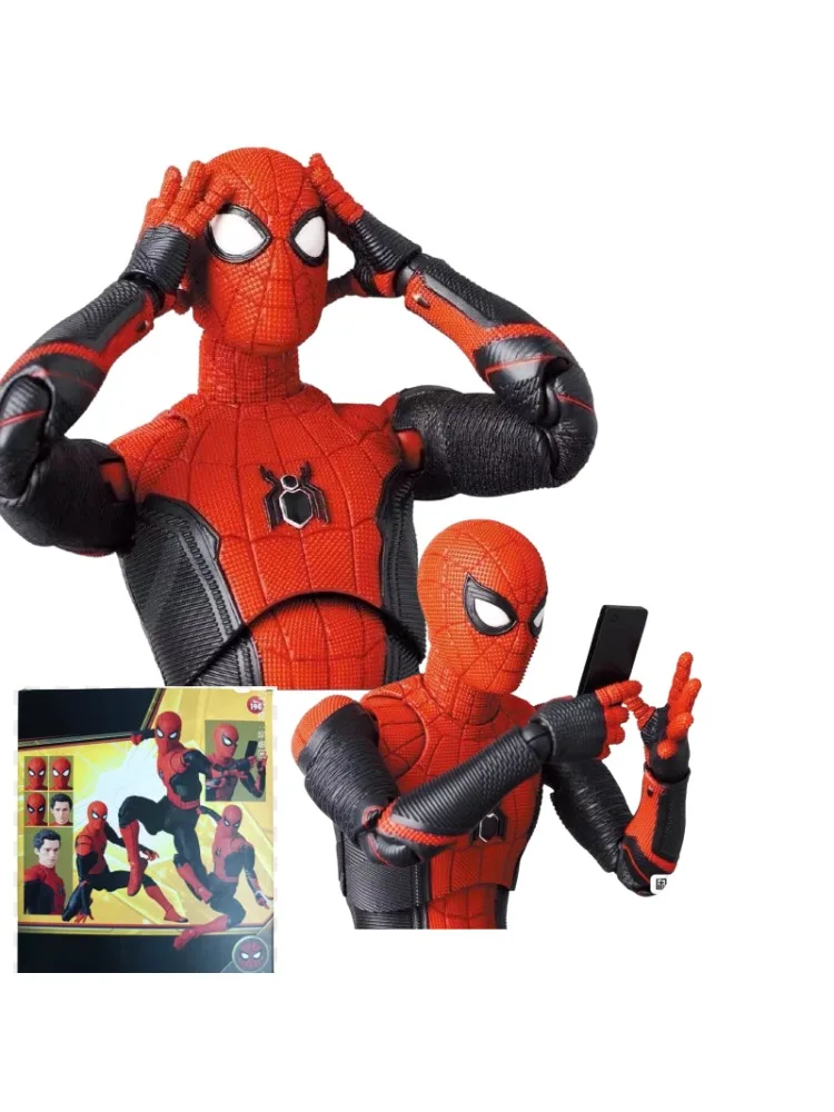 MAFEX194 Ulepszona Zbroja Bojowa Spider-Mana (Wersja Toma Hollanda) 15cm Figurka Akcji Spiderman Homecoming Deluxe Edition Model Zabawka — 2