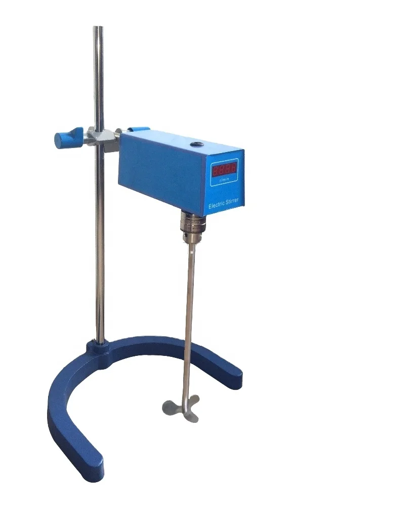 

100L /250W,3 Paddles PTFE Stir Shaft Digital Small Agitator