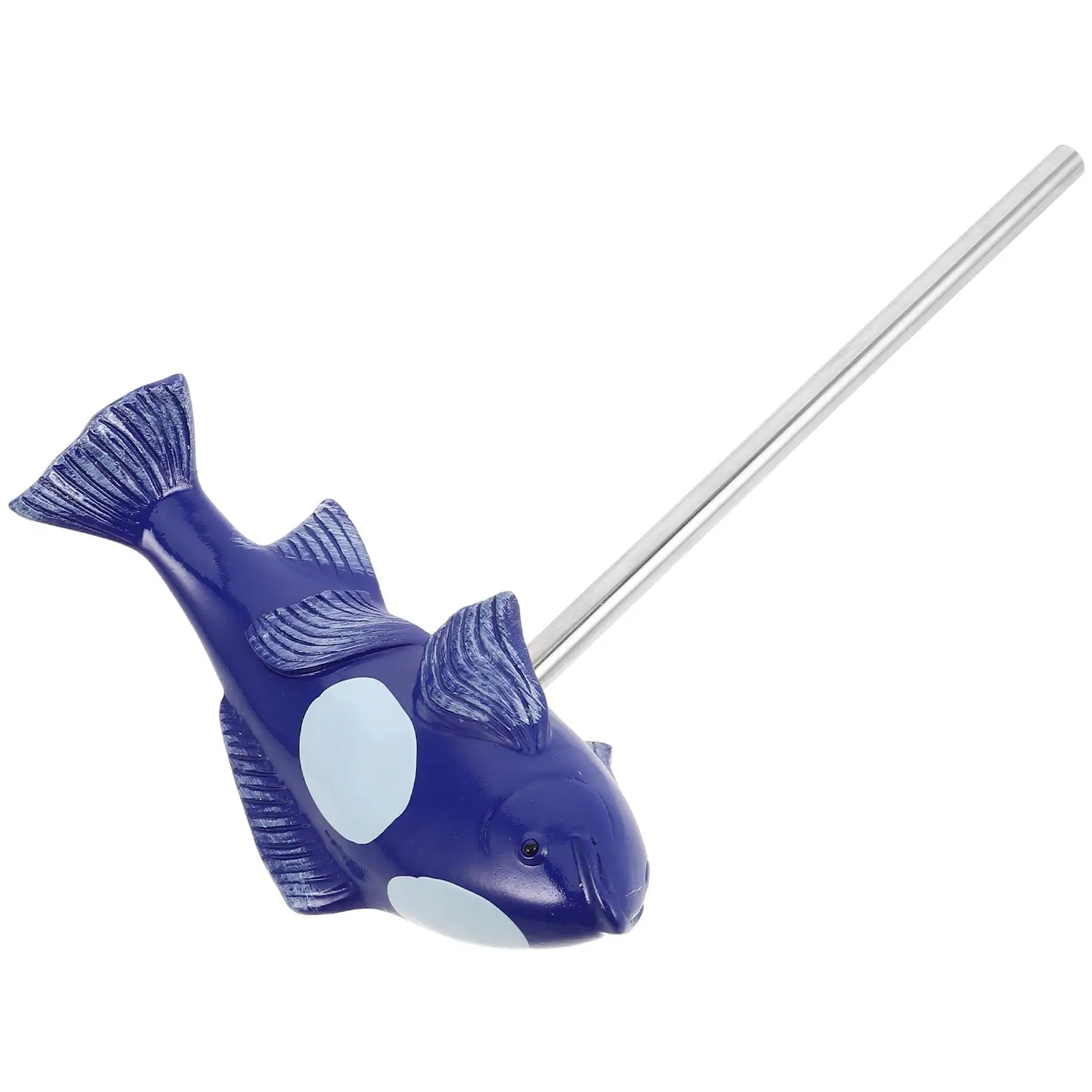 

Resin Crafts Fish Statue Stake Decor Statuette Garden Animal Ornaments Koi Patio Balcony Lawn Flowerbed Courtyard