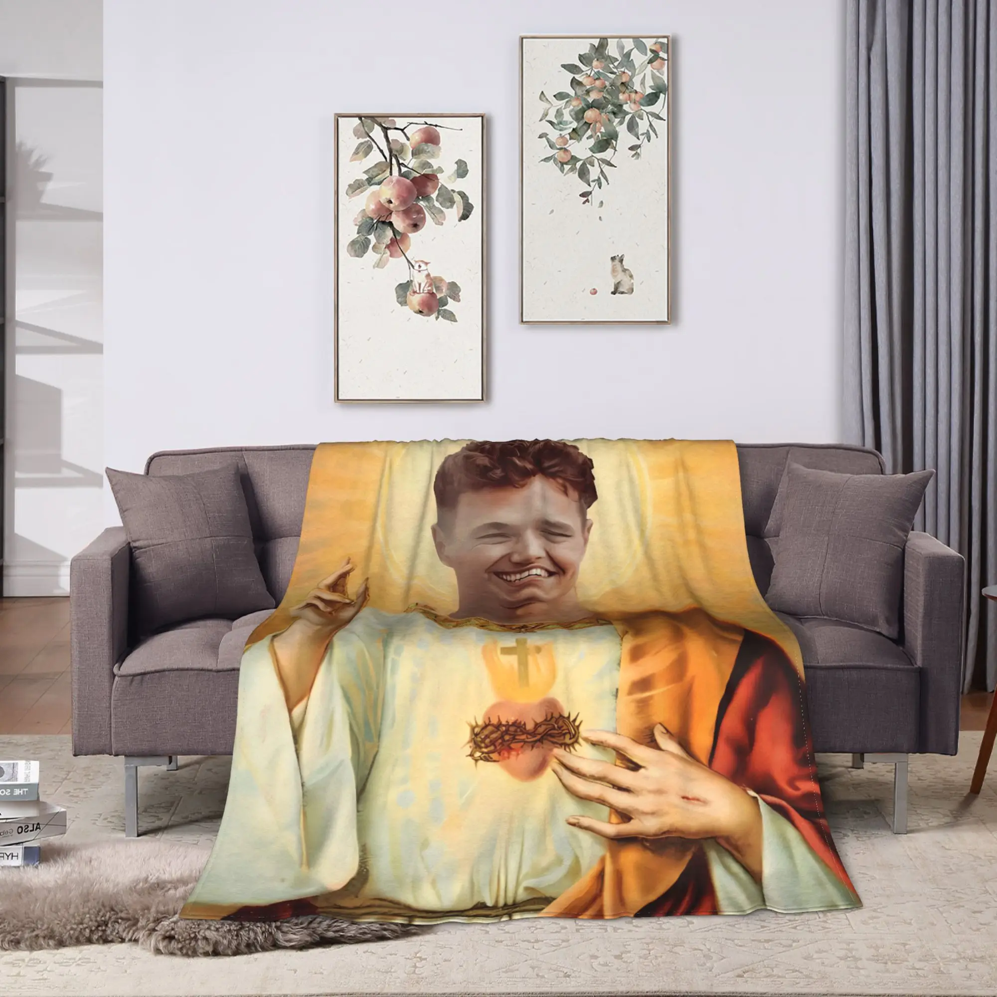 Landos Norris Blanket  Warm Soft Fluffy Plush Throw Blanket For Girls Boys Couch Chair Sofa Bed Flannel Bedspread Bed Cover