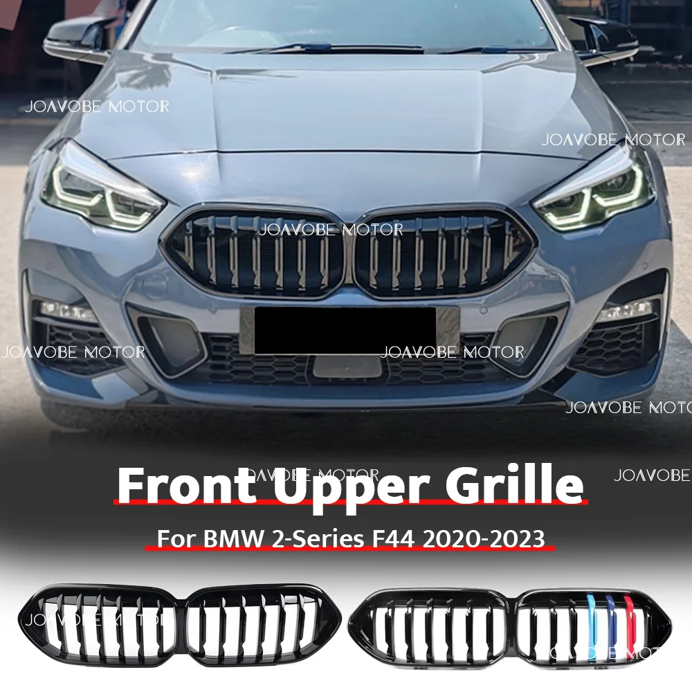 

Glossy Black Glossy M-Color Single Line Style Front Bumper Grille For BMW 2 Series F44 Coupe 2020-2023