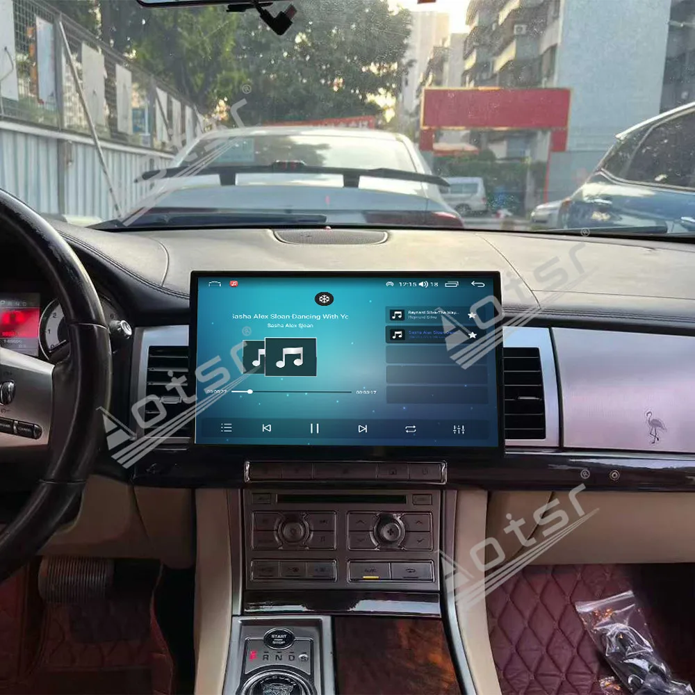 13.0 inch Auto CarPlay Android 14.0 For Jaguar XF 2008 to 2015 Car Multimedia radio Player GPS Navigation touch stereo head Unit