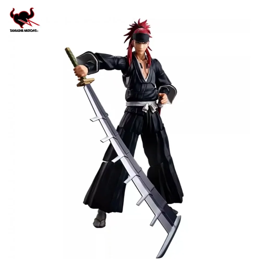 BANDAI BLEACH Anime Abarai Renji Thousand-Year Blood War S.H.Figuarts Action Figures Model Figurine Original Figuarts 19cm Toys