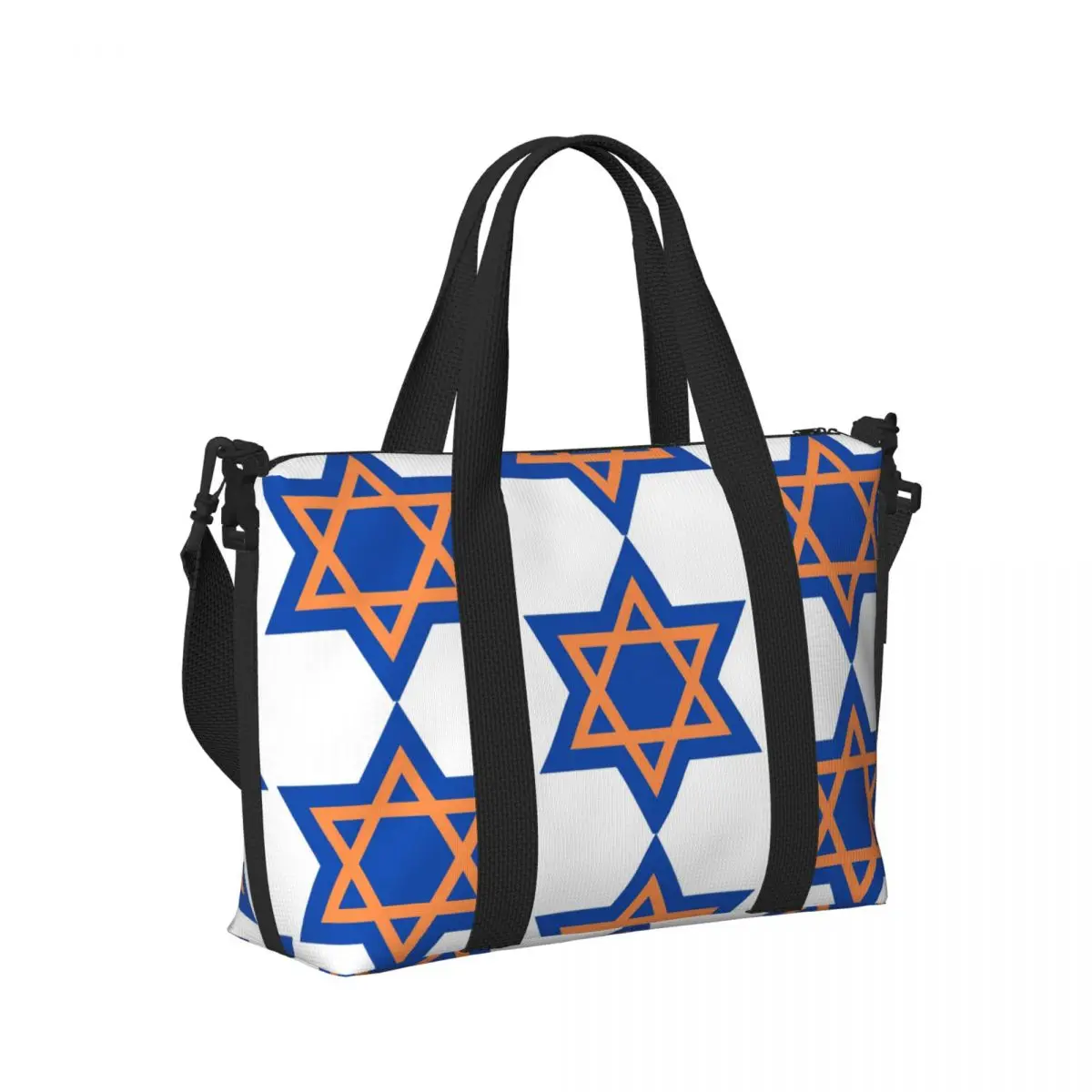 

Пляжная дорожная сумка Star Of David, большая вместительная сумка-тоут для тренажерного зала, йоги, женская дорожная сумка для покупок, сумка на плечо