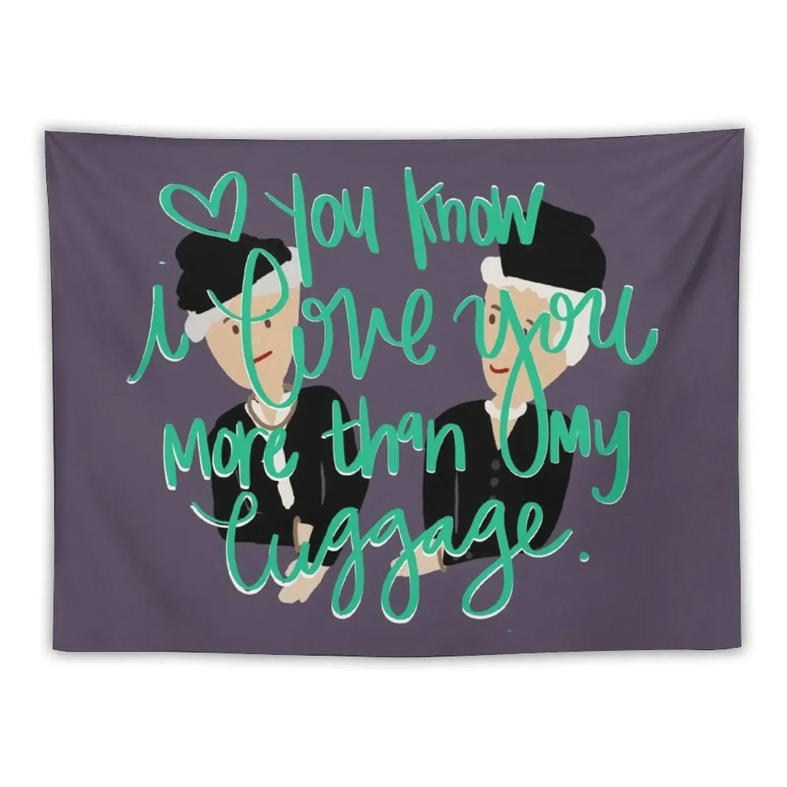 More Than My Luggage Tapestry Bathroom Decor Aesthetic Room Decors Tapestry