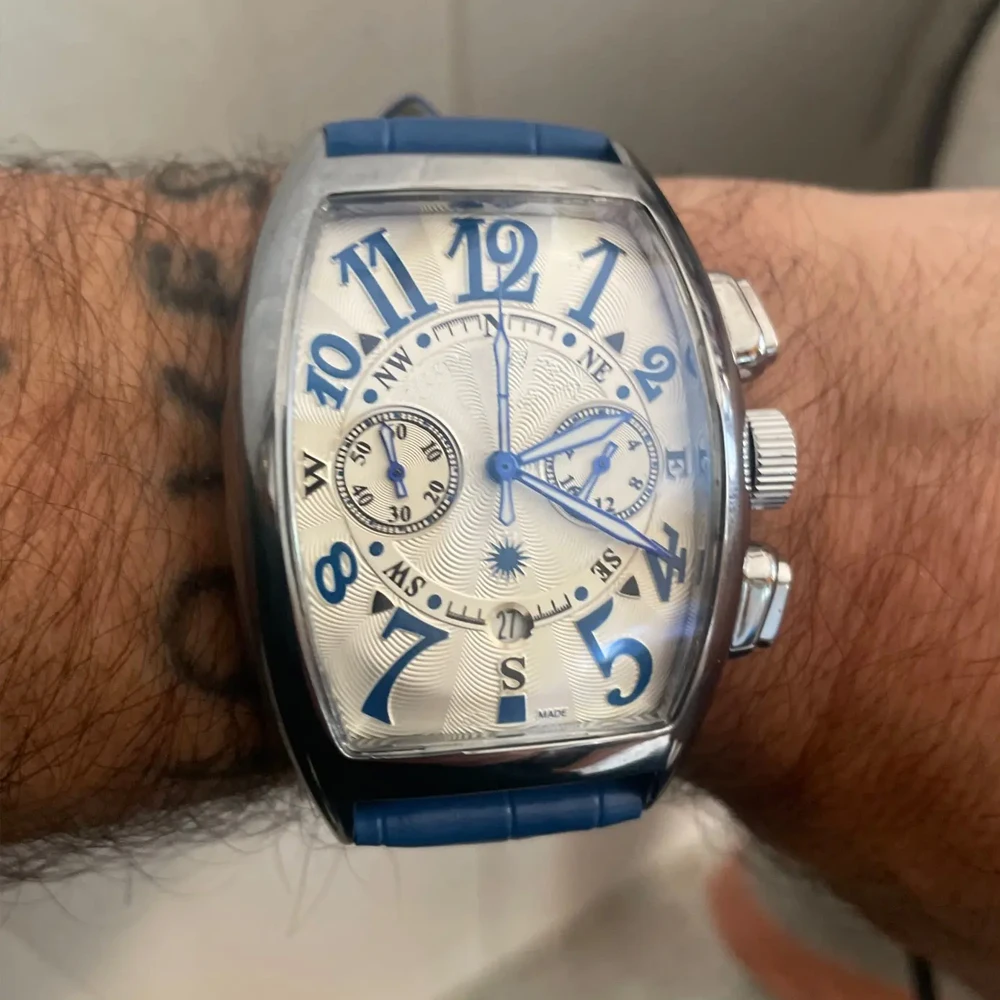 AAA New Franck Hot Sale original Brand Geneva Watches For Mens Multifunction Chronograph WristWatch Fashion Business AAA Clocks