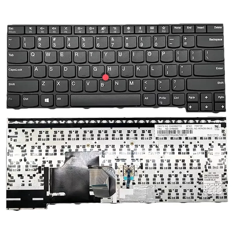 Novo Teclado Original para Lenovo E470 E475 E470C TP00083A com Teclado Integrado