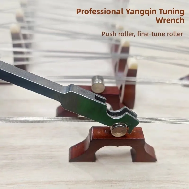 A74K-Professional Multi-Function String Adjuster& Roller Ball Micro-Tuner- Compact Yangqin Tuning Wrench For Precision Tuning