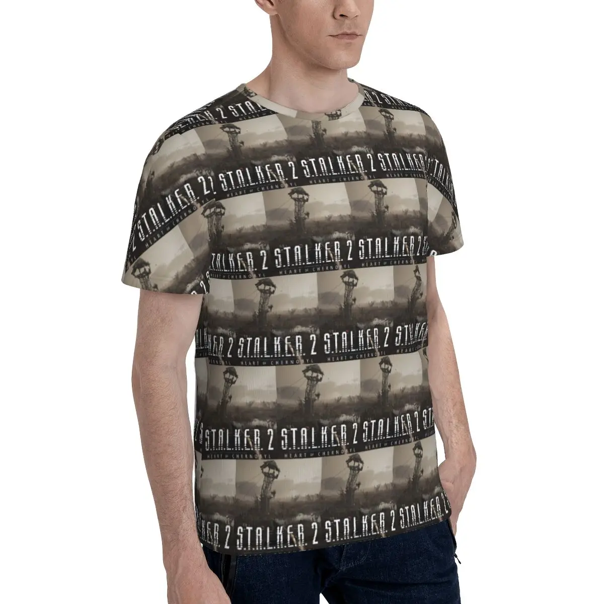 STALKER 2 Heart Of Chernobyl 2024 T-Shirt for Men Cotton T Shirts Men's Tees Short Round Neck Summer Clothes Tops