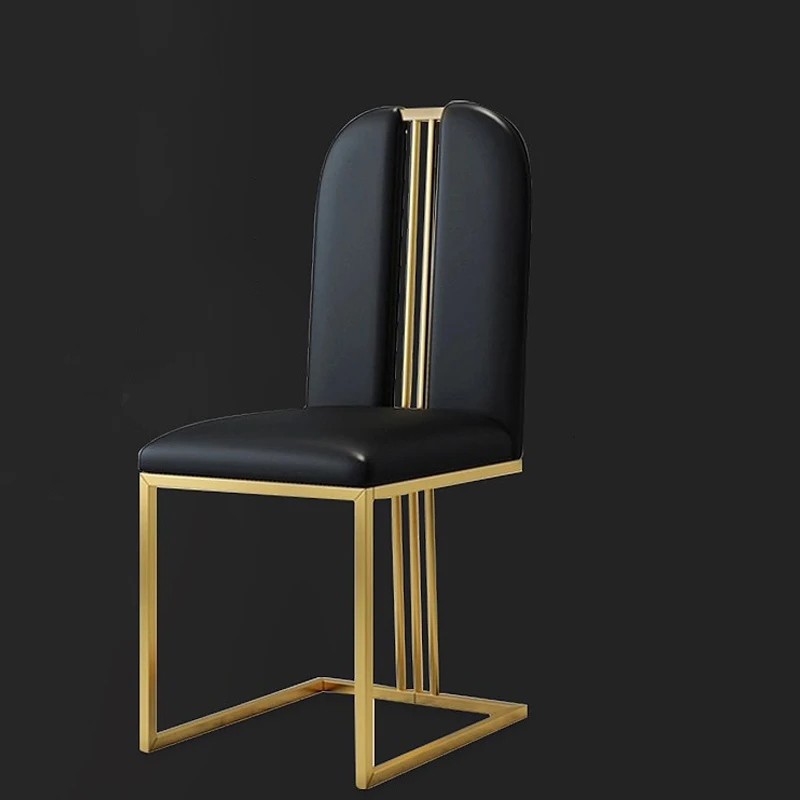 

Nordic Comfortable Dining Chairs Gold Legs Protection Fashion Minimalist Dining Chairs Clear Relax Sillas Interior Decorations