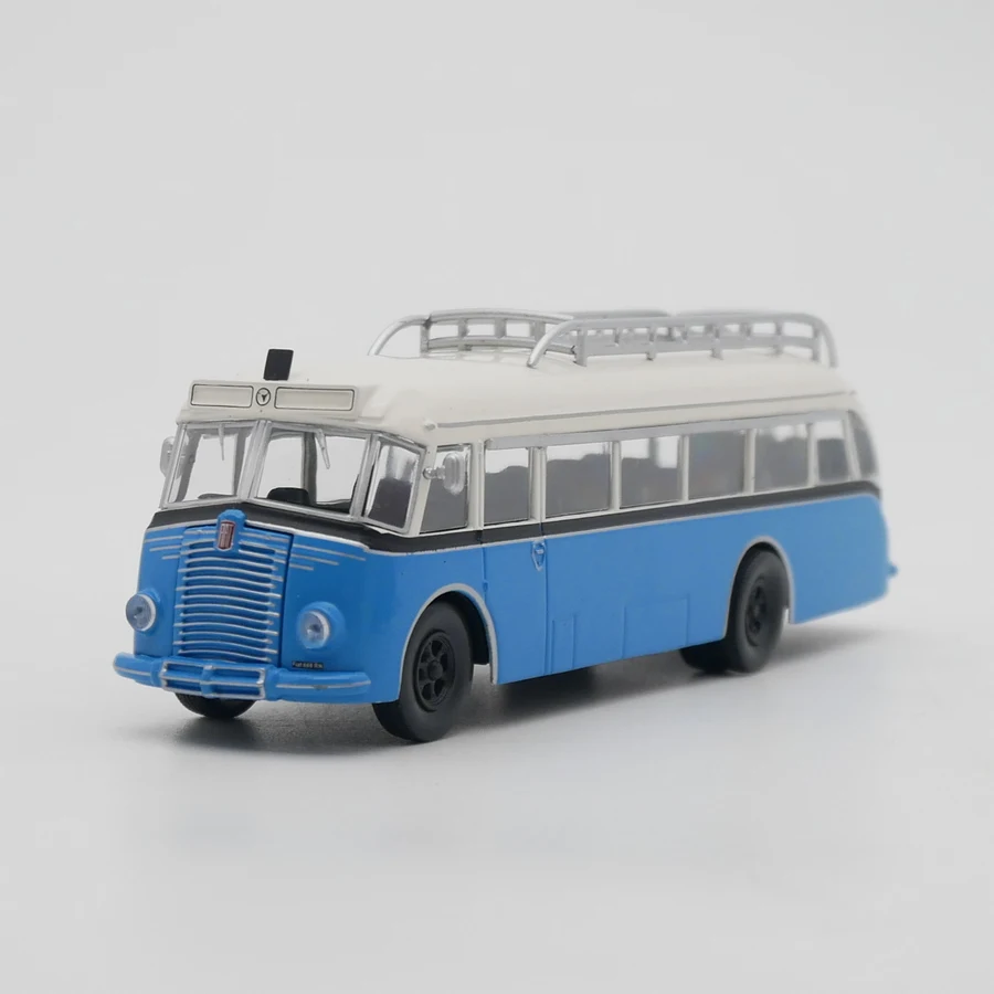 Diecast IXO 1:72 Skala Ist Fiat 666 RN Fiat Bus Bus Italia Paduan Model Mobil Koleksi Mainan Hadiah Souvenir Tampilan Ornamen