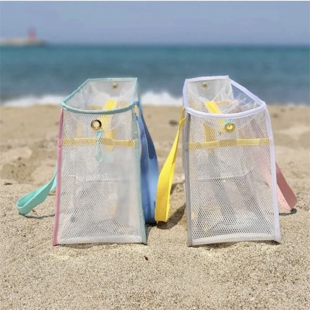 

Прозрачная пляжная сумка из ПВХ, большая вместительная прочная сумка через плечо из ПВХ, водонепроницаемая, женская сумка для фитнеса и плавания