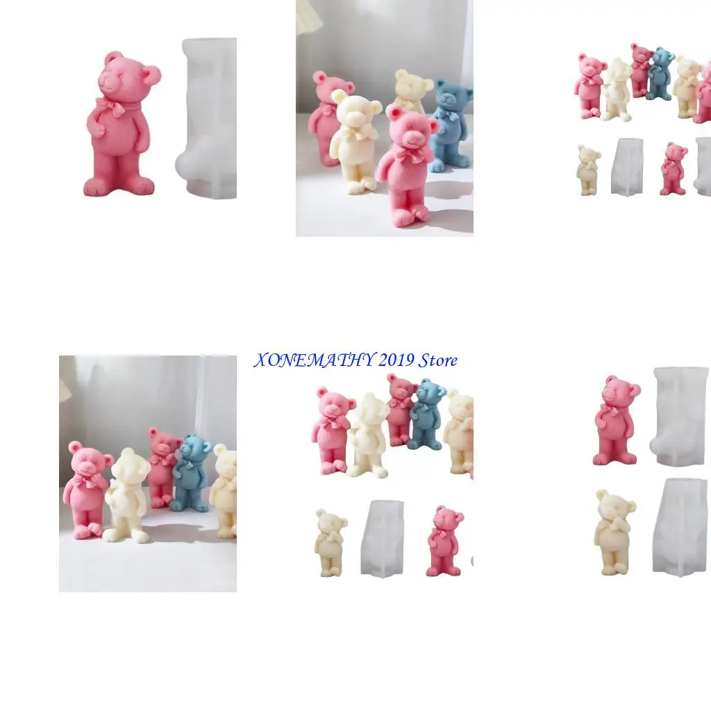 

F42F Little Bear Plaster Mold Mold Handmade Making Mold