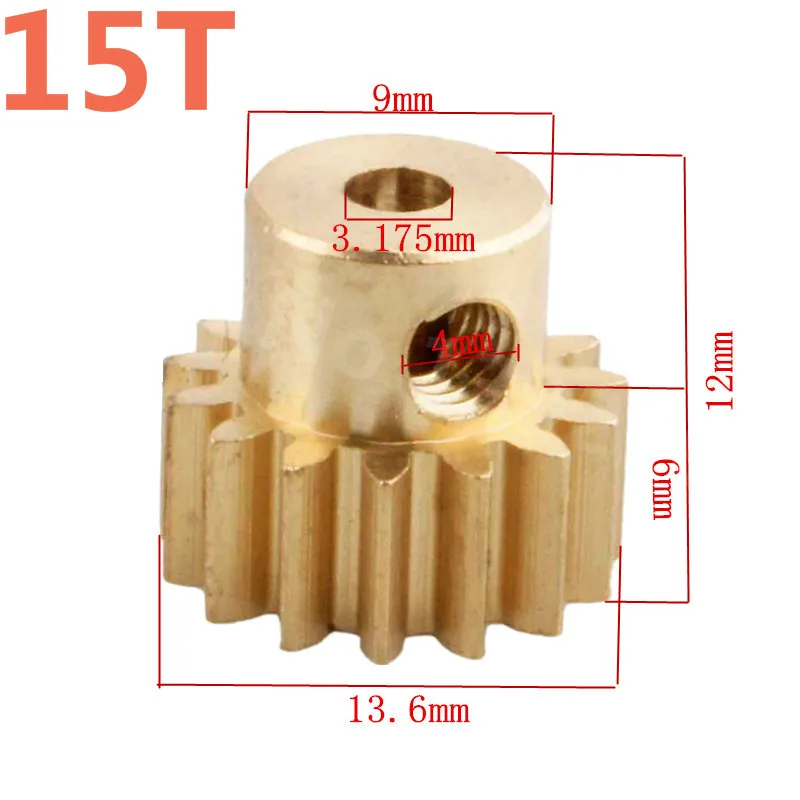 Silnik miedziany biegów 13T 14T 15T 16T 17T 18T 19T 20T 21T 23T 26T dla 1/10 1/16 skala RC akcesoria do części zamienne HSP zabawek dla dzieci