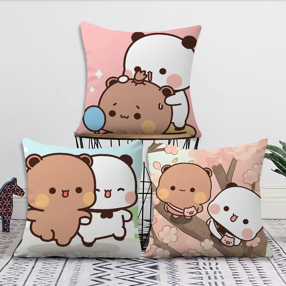 Cartoon DUDUBUBU cushion cover Living Room Accent Couch Back Support Square Lounge Restful Nap Companion Pillow Case