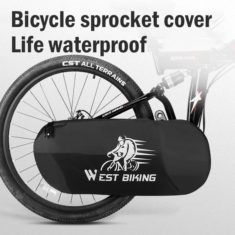 

West Biking Bicycle Chain Cover Dust Protective Case Chainring Waterproof Road Mountain Folding Bicycle Sprocket Bilke Equipme
