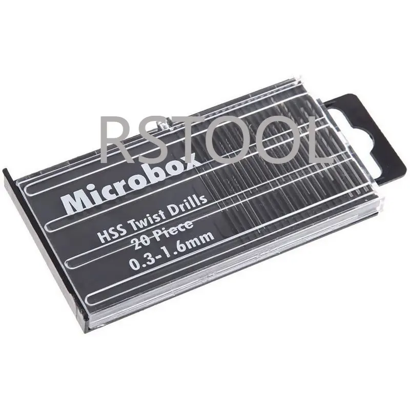 20Pcs 0.3-1.6มม.Mini Micro สว่านชุดบิต Twist เจาะ DIY ชุดโรตารี่เครื่องมือ