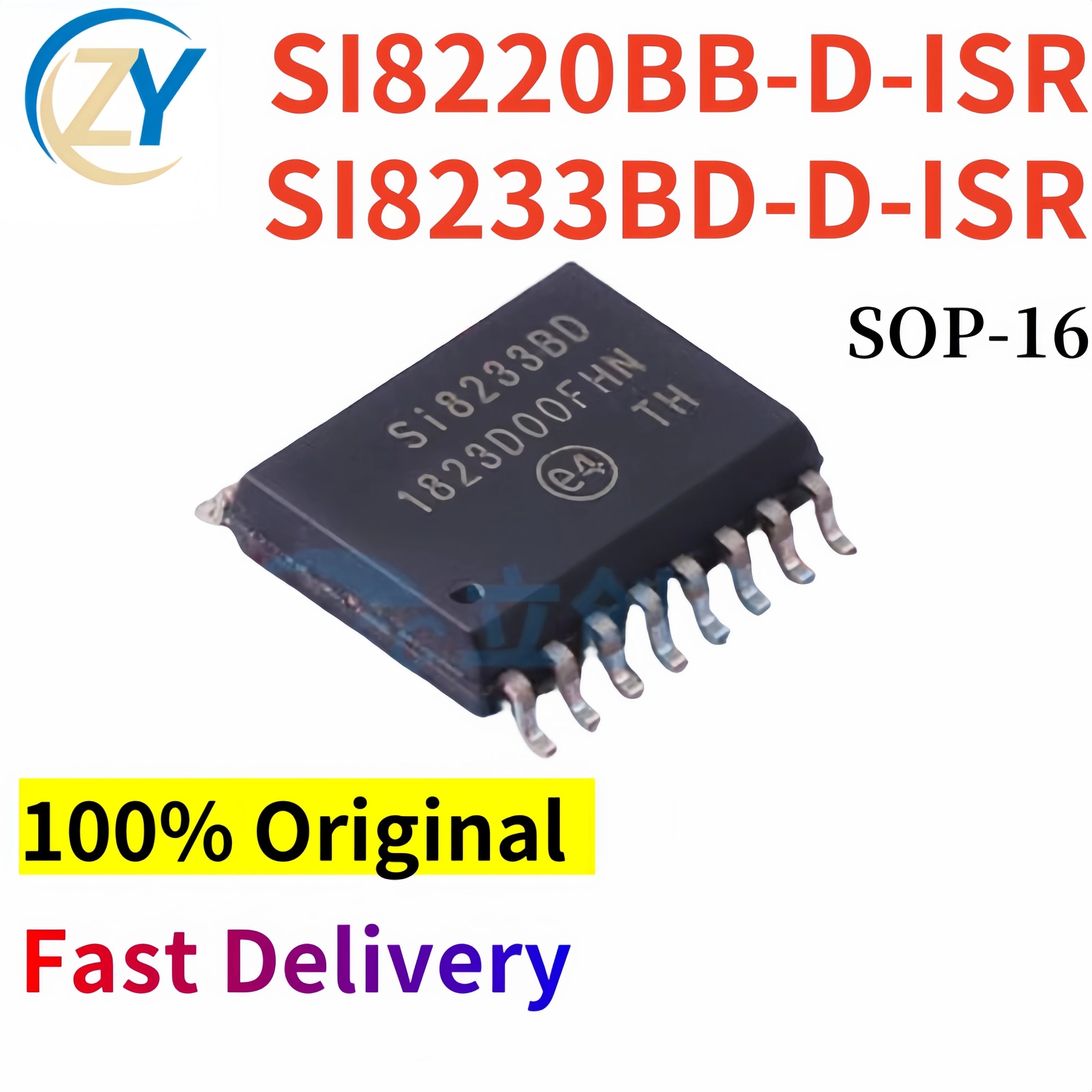 

(2pcs) SI8233 SI8220 Gate Drivers SI8220BB-D SI8233BD SOP16 100% Original & In Stock