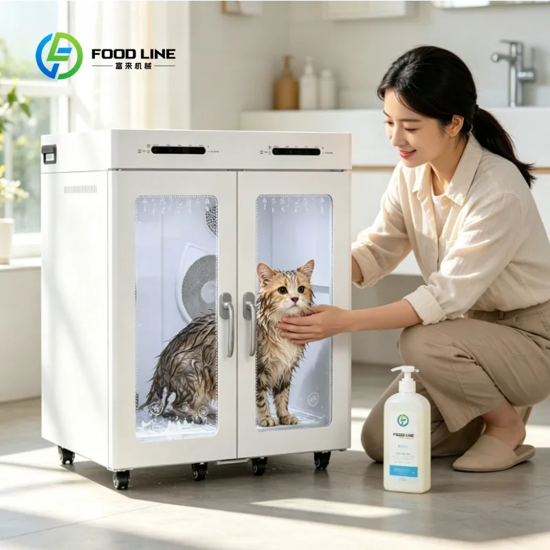 Custom Intelligent Automatic Pet Drying Box 360° Full Surround Drying, Eco Friendly Pet Grooming Dryer for Home Dog Cat Pet Care