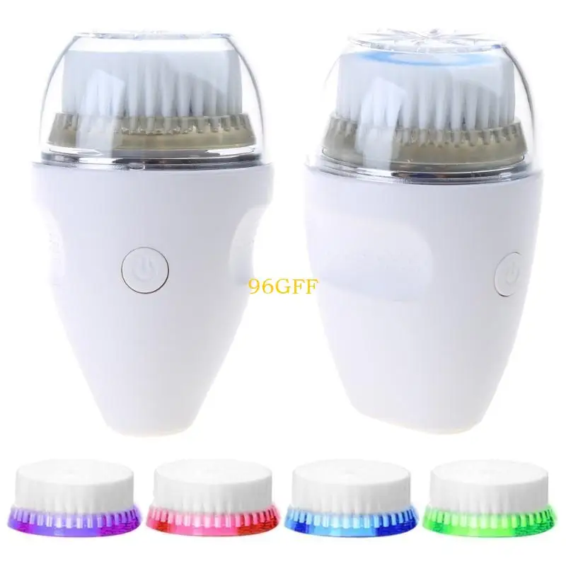 96GF كهربائي لفرشاة تطهير الوجه مع 4 أوضاع تشغيل الجهاز مقصور على إعادة الشحن بالموجات فوق الصوتية منع الحساسية