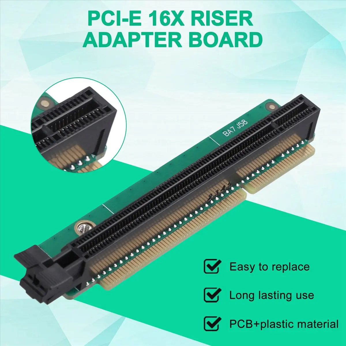 

2026 Новая карта-адаптер для видеокарты PCI-E 16X Tiny 6 Riser Card для моделей Tiny6 серии P340 P350 M90Q PCIE Riser Card