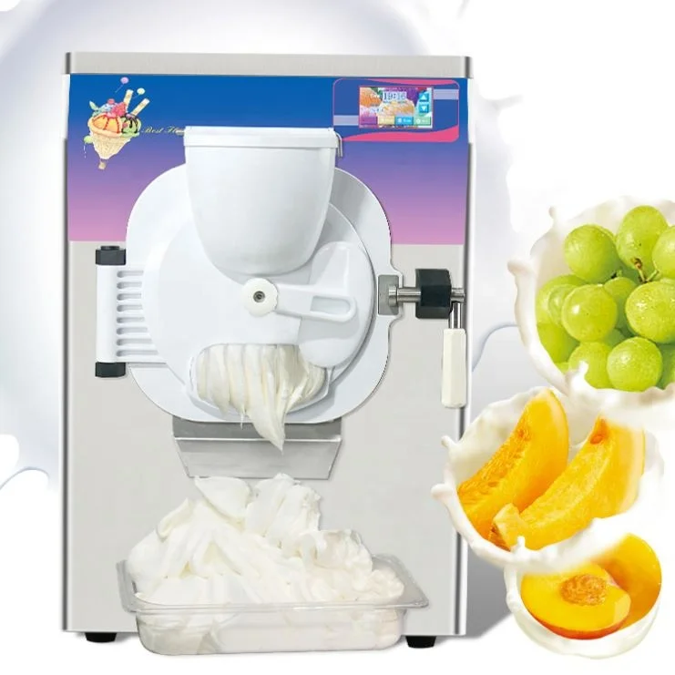 Bench Top Gelato Machine/desktop Batch Freezer/counter Hard Ice Cream Making Machine