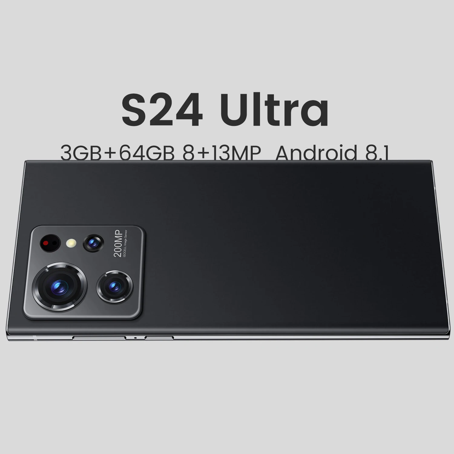 Hot Selling S24 ULTRA Original Mobile Phone 5G Smartphone 7.3 Inch 64GB 13MP 4000mAh Large Battery Cell Phone