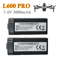 For LYZRC L600 PRO Battery Original 7.4V 3000Mah Lipo Battery Folding Quadcopter L600PRO Spare Parts