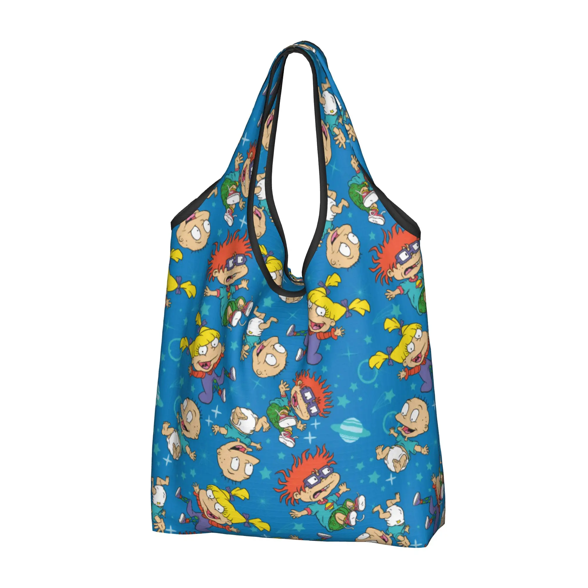 R-Rugrated Anime Hot Groceries Shopping Tote Bag Women Funny Comic  Shopper Shoulder Bag Large Capacity Handbag