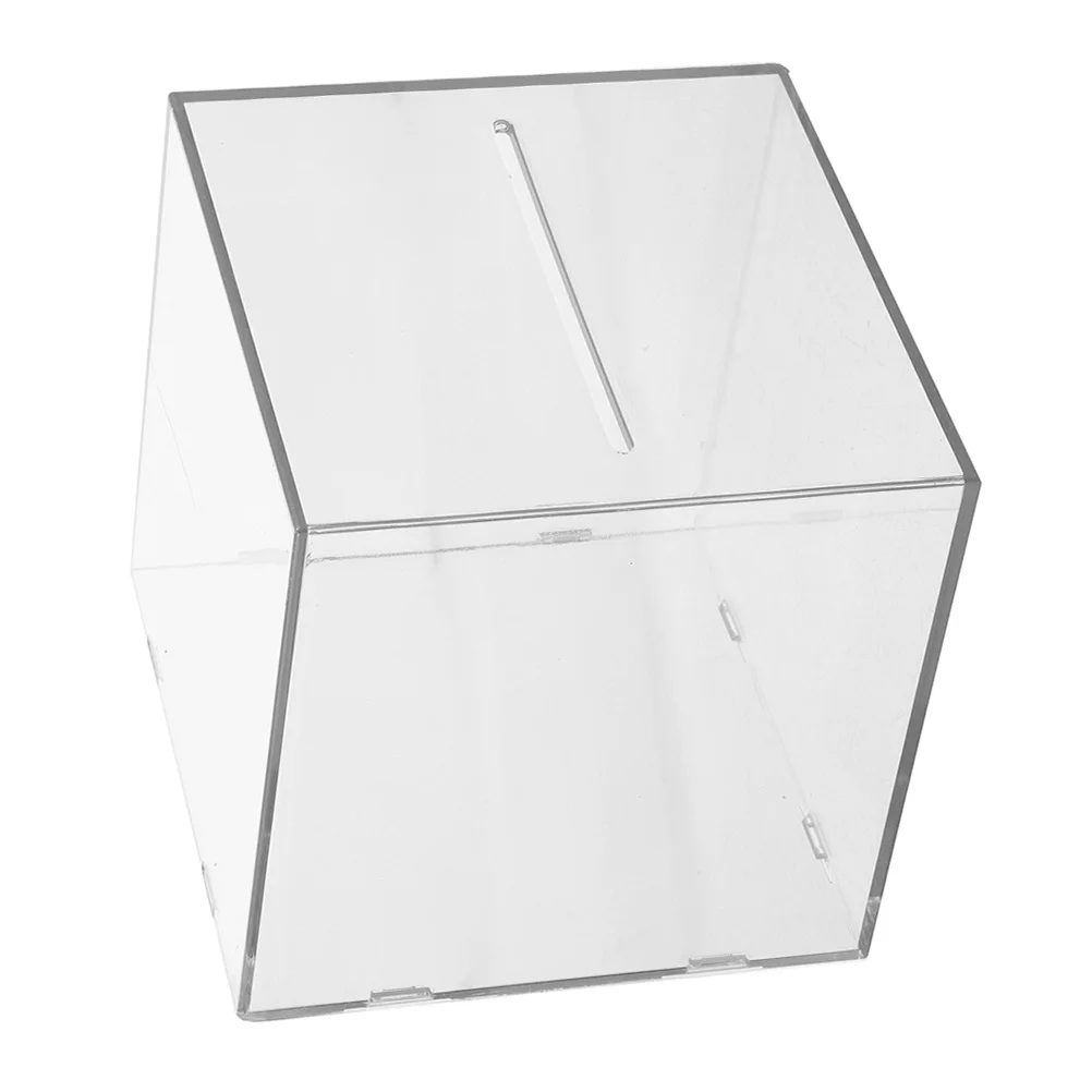 

Clear Acrylic Piggy Bank Large Capacity Money Saving Box For Home Decor Kids Adults Break Open Storage Jar